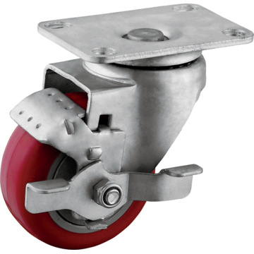 Medium Duty Wheel Brake PU Casters